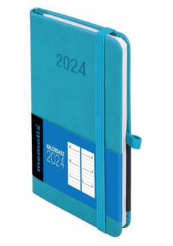 Kalendarz 2024 Memo B6 TDW turkusowy