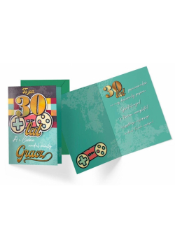 Karnet Urodziny 30