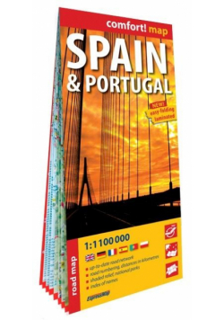Comfort! map Hiszpania i Portugalia 1:1100 0000