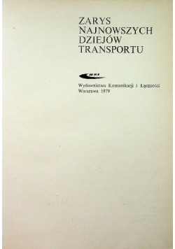 Zarys najnowszych dziejów transportu