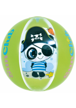 Piłka plażowa dmuchana panda 40cm zielony
