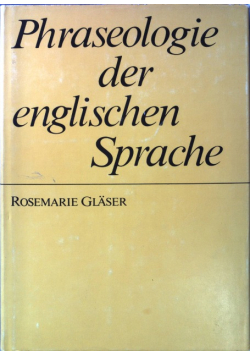 phraseologie der englischen sprache 1986