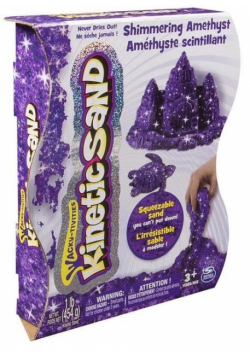 Kinetic Sand - połyskujący piasek 454g fioletowy