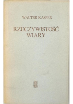 Rzeczywistość wiary