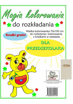 Magia kolorowania do rozkładania. Dla przedszkol.