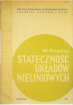 Stateczność układów nieliniowych