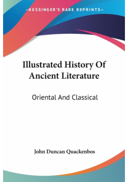 Illustrated History Of Ancient Literature