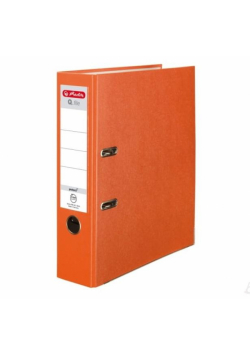Segregator A4 8cm PP pomarańczowy Q file