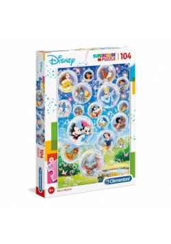 Puzzle 104 Super kolor Disney classic
