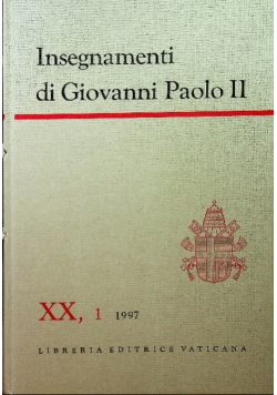 Insegnamenti di Giovanni Paolo XX część I 1997