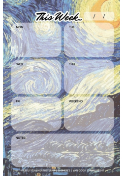 Weekly Planner Notepad