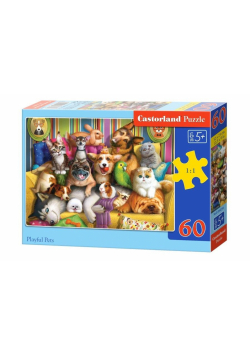 Puzzle 60 Playful Pets