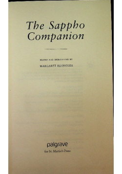 The Sappho Companion