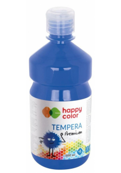Farba tempera Premium 500ml niebieska HAPPY COLOR