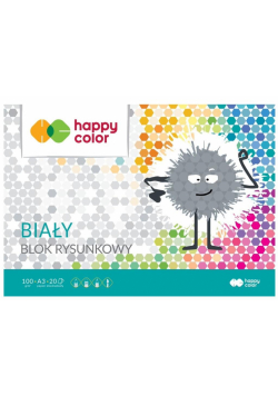 Blok rysunkowy biały A3/20K HAPPY COLOR