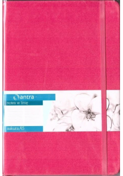 Notes A5 Liania Sakura Różowy ANTRA
