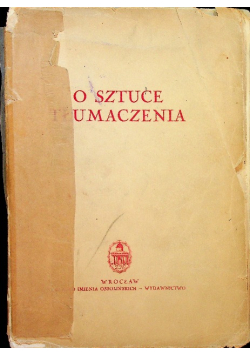 O sztuce tłumaczenia