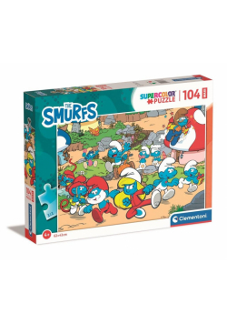 Puzzle 104 Maxi Super Kolor Smurfs Puffi