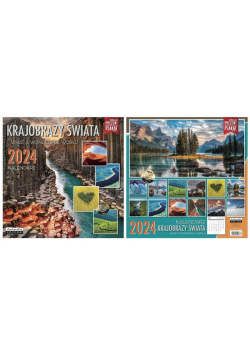 Kalendarz 2024 ścienny Classic Krajobrazy świata