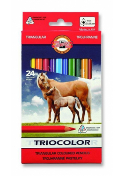 Kredki Triocolor 24 kolory
