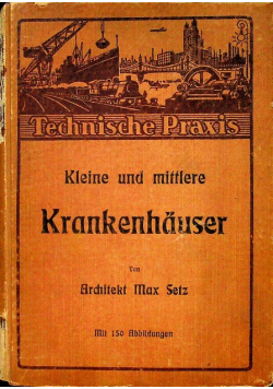 Kleine Und Mittlere Krankenhauser 1911 r.