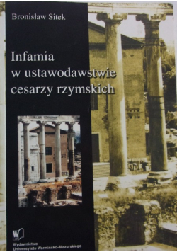 Infamia w ustawodawstwie cesarzy rzymskich