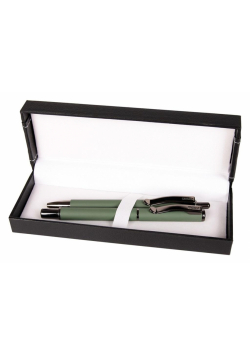Pióro + długopis Master Gun w etui 38 zielony