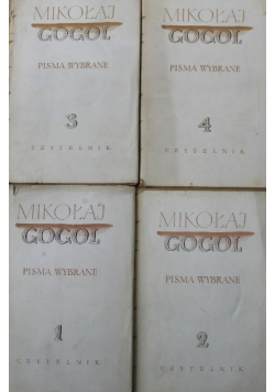 Gogol Pisma wybrane Tom 1 do 4