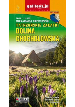 Mapa atrakcji tur. - Dolina Chochołowska 1:25 000