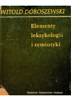 Elementy leksykologii i semiotyki