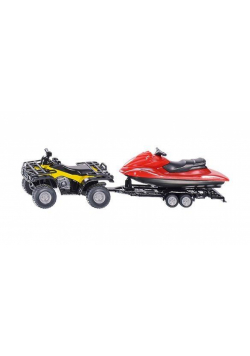 Siku Super -Quad z przyczepą i skuterem wod. S2314