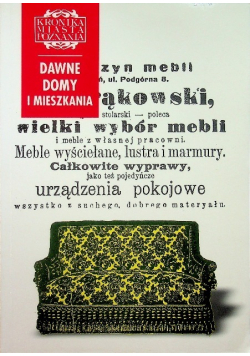 Kronika miasta Poznania Dawne Domy Mieszkania