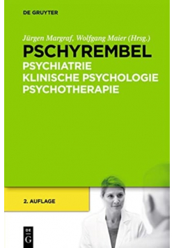 Pschyrembel Psychiatrie Klinische Psychologie Psychotherapie