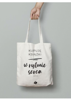 Torba bawełniana eco - Książki w rytmie serca