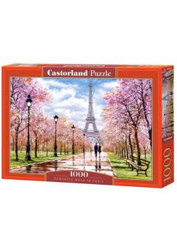 Puzzle 1000 Romatic Walk in Paris CASTOR