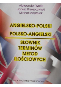 Angielsko polski polsko angielski słownik terminów metod ilościowych