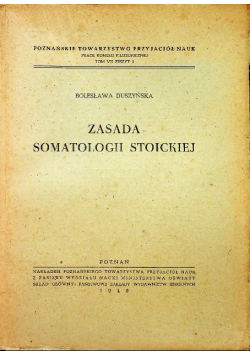 Zasada stomatologii stoickiej 1948 r.