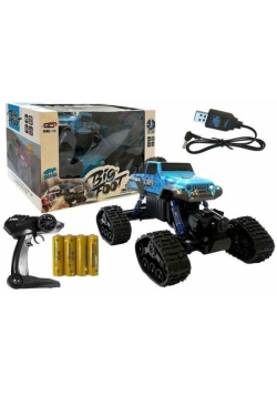 Zdalnie sterowany monster truck R/C niebieski