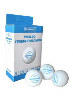 Piłki do tenisa stołowego 40+ ABS 6szt