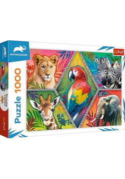 Puzzle Egzotyczne zwierzęta 1000