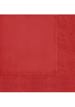 Serwetki Chili czerwone 33cmx33cm 20szt