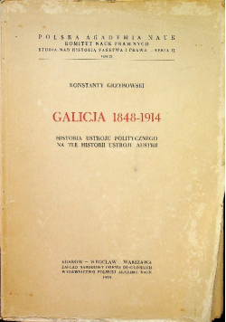 Galicja 1848 - 1914