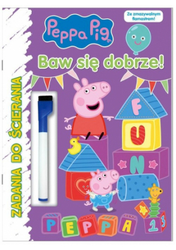 Peppa Pig Zadania do ścierania Baw się dobrze