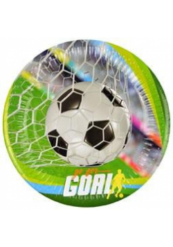 Talerze papierowe Gol! 18cm 8szt
