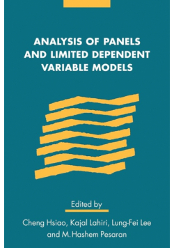 Analysis of Panels and Limited Dependent Variable Models