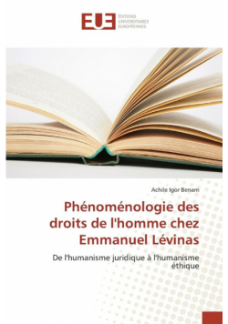 Phénoménologie des droits de l'homme chez Emmanuel Lévinas