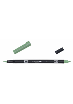 Flamaster dwustronny akwarelowy holly green (6szt)