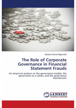 The Role of Corporate Governance in Financial Statement Frauds