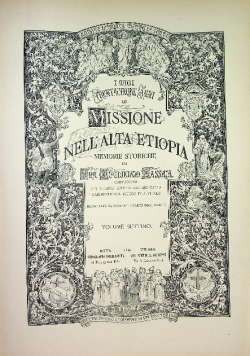 I Miei Trentacinque Anni di Missione Nell alta Etiopia tom VII 1889 r.