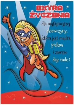 Karnet Young B6 + koperta wzór nr 15